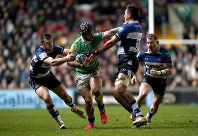 Bath miss chance to start 2024 top of the Premiership after defeat at Leicester