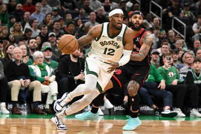 Shorthanded Boston Celtics sneak by the Toronto Raptors