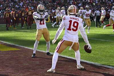 Notes and observations from 49ers blowout win over Commanders