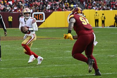 Watch: Brock Purdy hits Brandon Aiyuk for second TD pass vs. Commanders