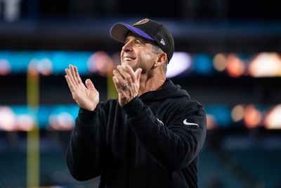 John Harbaugh Shows Off Dance Moves in Wild Ravens Locker Room Celebration