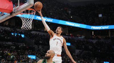 Victor Wembanyama’s Freakish Dunk Against Celtics Had NBA Social Media Buzzing