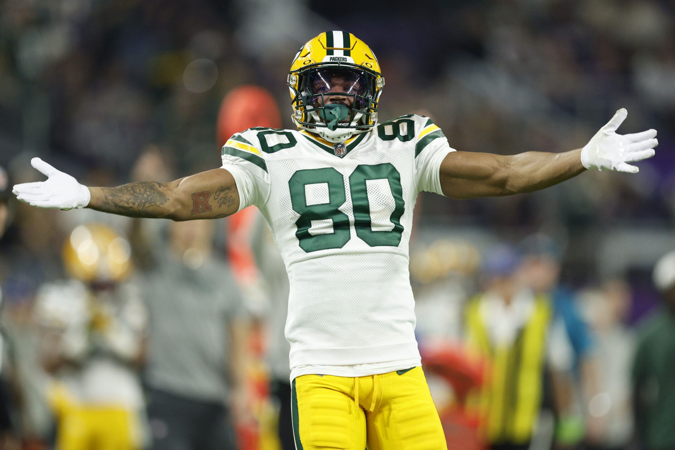 Packers WR Bo Melton catches first career touchdown…