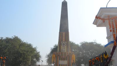 Ajit Pawar, Prakash Ambedkar pay tributes at Koregaon Bhima war memorial