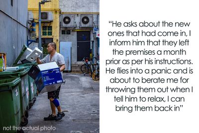 Worker Saves Company By Not Throwing Out New Equipment As Instructed By The Manager