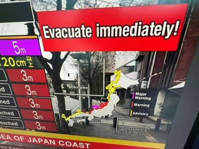 Major Japan Quake Triggers Tsunami Waves, Residents Told To Run