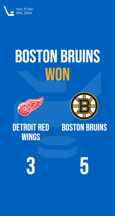 Boston Bruins claw past Detroit Red Wings with a triumphant victory!