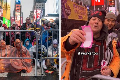 “No Blankets”: Social Media Stunned By People’s Experience Waiting For The Times Square Ball Drop