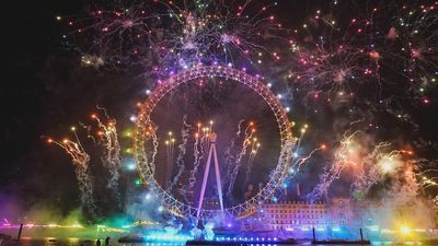 Monty Panesar's Stunning Fireworks Display Illuminates the Night Sky