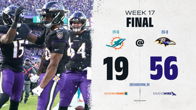NFL Week 17 final scores from Sunday’s games