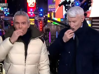 Andy Cohen and Anderson Cooper drink tequila shots on New Year’s after CNN alcohol ban