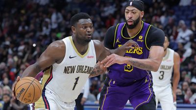 New Orleans Pelicans Fly Over the Air With Gray