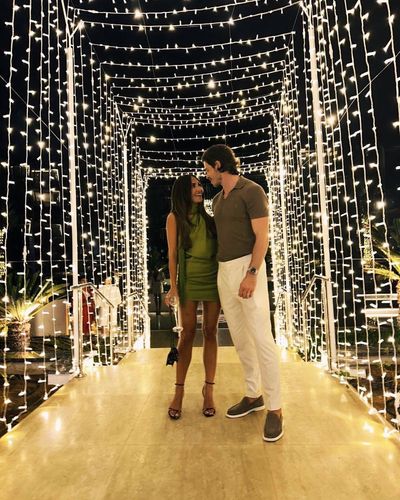 Gareth Bale's Enchanting New Year Celebration by the Shore