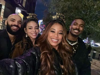 Bianca Belair Rings in the New Year with Loved Ones