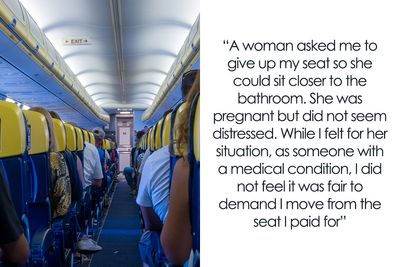Flight Attendants Refuse To Mediate When Pregnant Woman Demands To Swap Seats, Man Says He Needs It