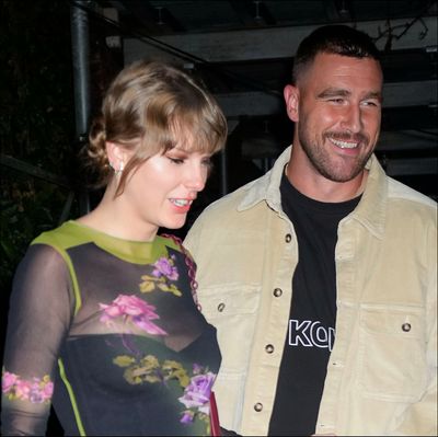 The Internet Is Losing It Over Taylor Swift and Travis Kelce’s NYE Midnight Kiss