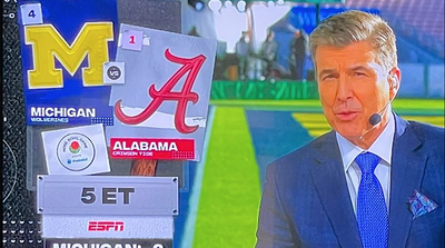 ESPN Fumbles Rose Bowl Graphic, and College Football Fans Have Jokes