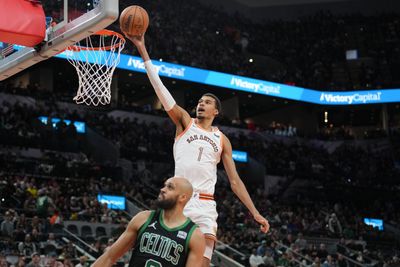 WATCH: Victor Wembanyama seemingly toys with Boston’s Derrick White in transition