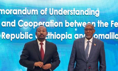 Ethiopia and Somaliland reach agreement over access to ports