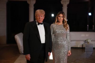 Trump says Melania’s mother is ‘very ill’ as he explains former first lady’s absence from party