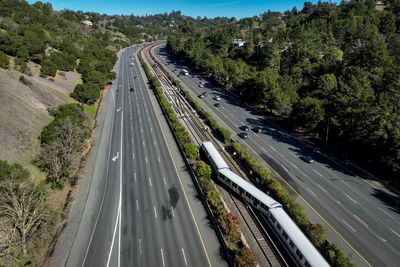 Train derails and catches fire near San Francisco, causing minor injuries and service disruptions