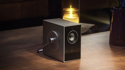 LG's CineBeam Qube is as compact (and cute) as 4K projectors come