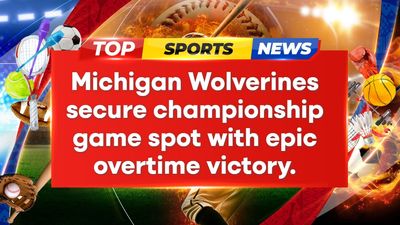 Victorious Wolverines secure a spot in the championship showdown!