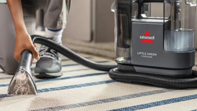 Our Bissell Little Green Cordless Portable Carpet Cleaner review — stain removal power in a compact package