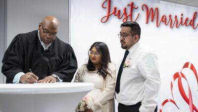 Pilsen couple become first Cook County newlyweds of 2024