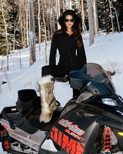 Kendall Jenner Shines in a Majestic Winter Landscape