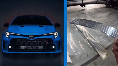 Toyota Is Using Aluminum Tape To Improve The 2024 GR Corolla's Aero