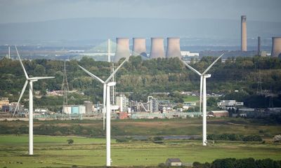 UK use of gas and coal for electricity at lowest since 1957, figures show