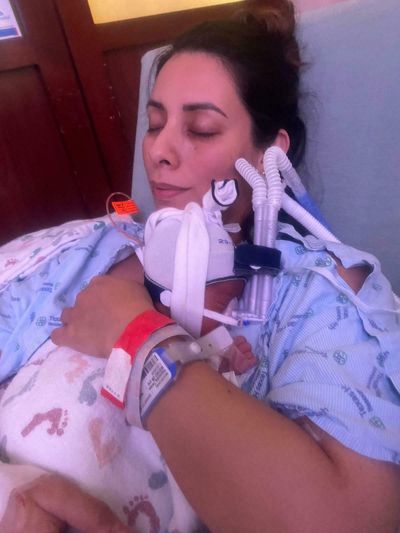 She had a panic attack during preterm labor. Then a nurse stepped in