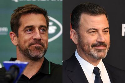 Jimmy Kimmel threatens to sue Aaron Rodgers over Epstein client list taunt