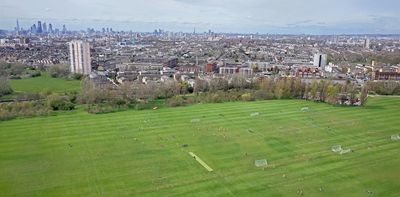 How second world war bomb rubble was used to make 135 football pitches in east London