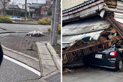 People Stunned By “Terrifying” Video Of Japanese Street “Breathing” During Earthquake