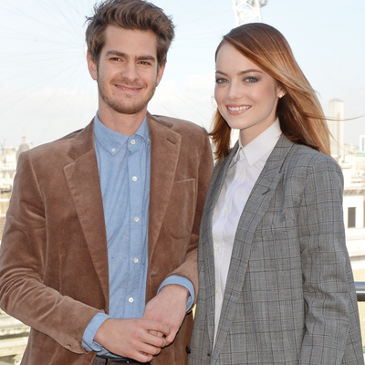 Emma Stone Was Literally So Psyched to Spot Ex Andrew Garfield at Her Recent Premiere