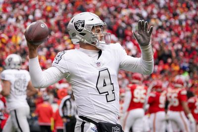 Raiders QB Aidan O’Connell is out-playing nearly every rookie quarterback