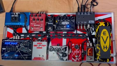 Andy Wood demos his ultimate Van Halen pedalboard rig and it sounds as spectacular as we hoped