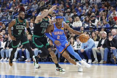 Celtics lose a close one to the Thunder as Jayson Tatum steps up on an off night for Jaylen Brown