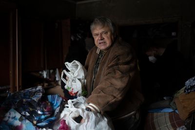 As a missile hits a Kyiv apartment building, survivors lose a lifetime's possessions in seconds