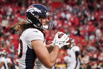 Broncos injuries: Greg Dulcich won’t return for final game of 2023 season