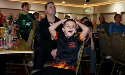 ‘I’m so proud of him’: darts players at Luke Littler’s academy salute their unlucky hero
