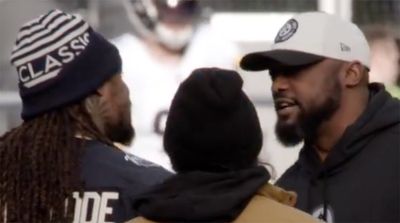 Marshawn Lynch, Mike Tomlin Shared Heartwarming Moment Ahead of Steelers' Game