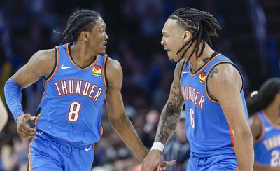 The Thunder had a massive game delay after names of Jalen and Jaylin Williams confused refs