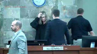 Attack on Las Vegas judge as she sentenced felon captured on court cameras
