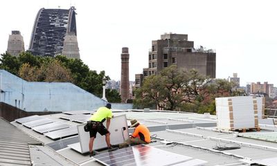 Australian homes three times more likely to have solar panels than a pool as energy prices surge