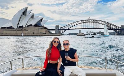 Chrishell Harbor and G FLIP Enjoy Sydney Vibes Under Iconic Bridge