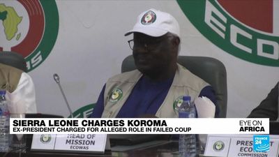Sierra Leone charges ex-president Koroma with treason over coup bid