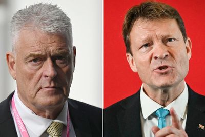 Senior Tory Lee Anderson in spat with Reform leader Richard Tice as he dubs him ‘pound shop Farage’